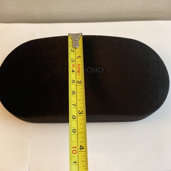 NEW Tom Ford large size case Brown velvet in box & new eye clothPerfect Not used - Picture 4 of 10